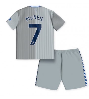 Maillot de foot Everton Dwight McNeil #7 Troisième enfant 2023-24 Manches Courte (+ pantalon court)